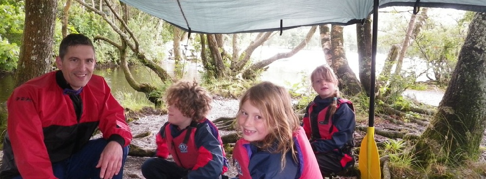 Tarps and  Shelter Family Adventure Day